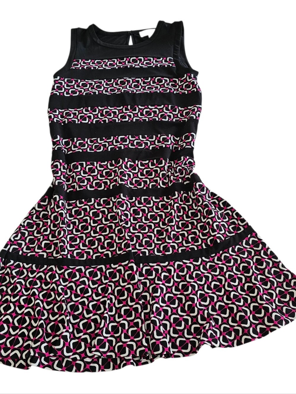 Michael Kors Geometric Print Sleeveless  Dress